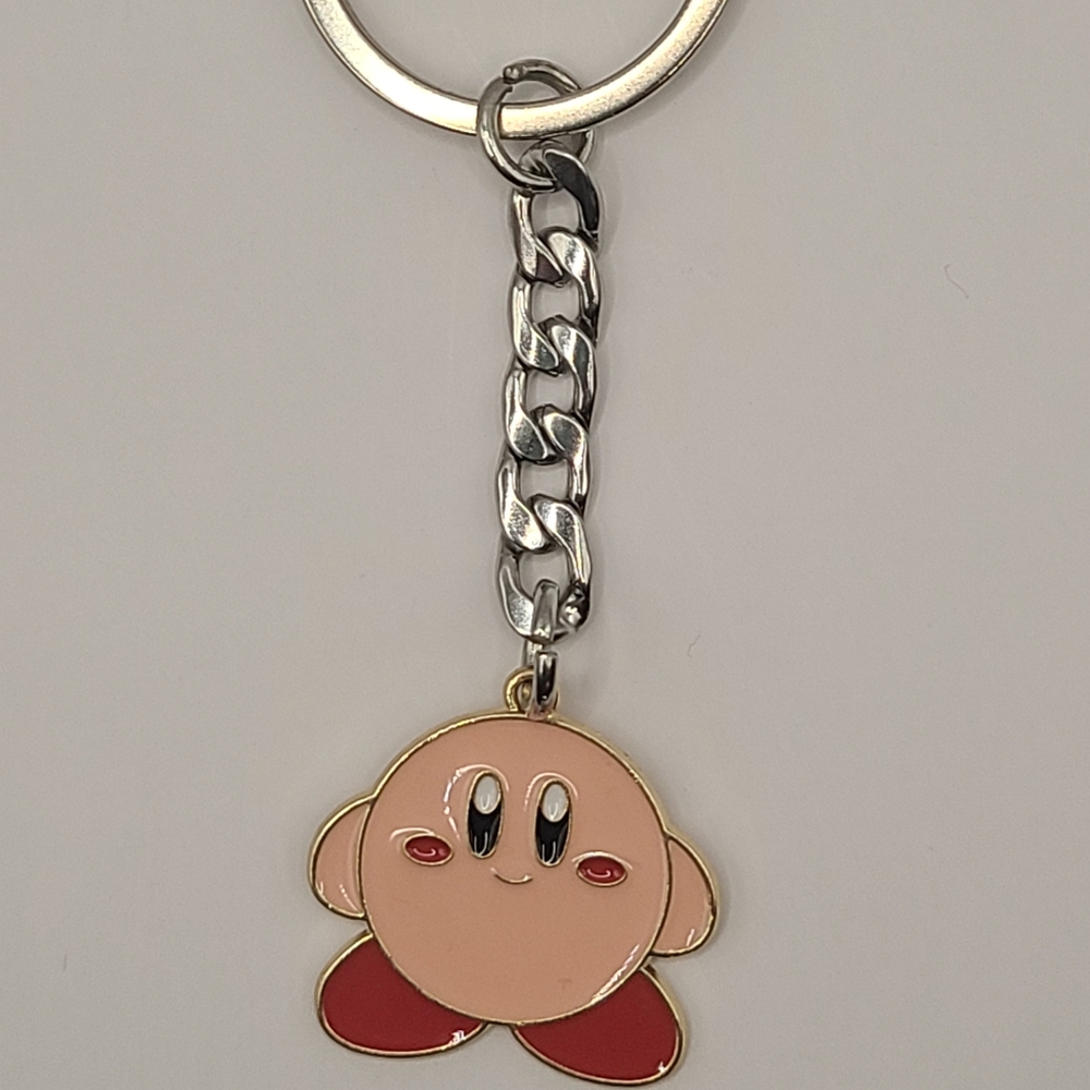 Cute Pink Anime/ Videogame Keychain